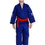 Ficha técnica e caractérísticas do produto Kimono Budô Brasil Judô/Jiu-Jitsu Brim Infantil Azul
