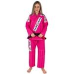 Ficha técnica e caractérísticas do produto Kimono Feminino Red Nose Top World Jiu-Jitsu - Pink - A2