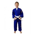 Ficha técnica e caractérísticas do produto Kimono Infantil de Judo Reforçado Bad Boy Azul - M1