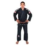 Ficha técnica e caractérísticas do produto Kimono Jiu Jitsu Atama Trançado Mundial - Preto-A1