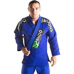 Ficha técnica e caractérísticas do produto Kimono Jiu-Jitsu Budô Brasil Premium Azul