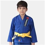 Ficha técnica e caractérísticas do produto Kimono Jiu Jitsu Koral Infantil Trançado Azul - M2