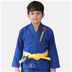 Ficha técnica e caractérísticas do produto Kimono Jiu Jitsu Koral Infantil Trançado Azul-M0