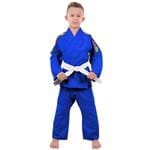 Ficha técnica e caractérísticas do produto Kimono Jiu Jitsu Naja Infantil Trançado Azul