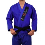 Ficha técnica e caractérísticas do produto Kimono Jiu Jitsu - One - Trancado - Naja - Azul .
