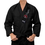 Ficha técnica e caractérísticas do produto Kimono Jiu Jitsu - One - Trancado - Naja - Preto .