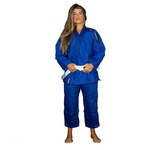 Ficha técnica e caractérísticas do produto Kimono Jiu Jitsu Trançado Flex - Adulto - Azul - Unissex - Torah