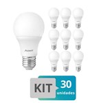 Ficha técnica e caractérísticas do produto Kit 30 Lâmpada Bulbo Led 12W Branco Frio - Avant