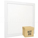 Ficha técnica e caractérísticas do produto Kit 20 Luminária Plafon 40x40 36w LED Embutir Branco Neutro - Iluminim Led
