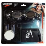 Ficha técnica e caractérísticas do produto Kit 2.0 Óculos/Touca/Protetor de Ouvido Speedo 6849 - Preto - Tamanho Único