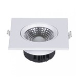 Spot LED Embutir PP 5w 6500k - Branco Frio - Quadrado Startec