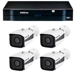 Ficha técnica e caractérísticas do produto Kit 04 Câmeras IP Full HD Intelbras VIP 1220 B G3 + NVD 1204