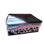 Ficha técnica e caractérísticas do produto Kit 06 Saco Organizador Closet Edredon Cobertor C/Ziper M