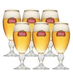 Kit 06 Taças de Vidro Stella Artois para Cerveja 250ml