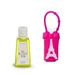 Ficha técnica e caractérísticas do produto Kit 1 Alcool Gel de Mão 30ml + 1 Capas de Silicone Dondoca Beauty Torre Rosa Be