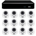 Ficha técnica e caractérísticas do produto Kit 12 Câmeras de Segurança HD 720p Giga Security GS0015 + DVR Giga Security Multi HD + Acessórios