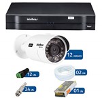 Ficha técnica e caractérísticas do produto Kit 12 Câmeras de Segurança Hd 720p Vhd 3120b G4 + Dvr Intelbras Multi Hd + Acessórios