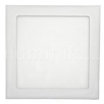 Ficha técnica e caractérísticas do produto Kit 10 Luminária Plafon 18w LED Embutir Branco Neutro - Iluminim Led