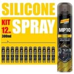 Ficha técnica e caractérísticas do produto Kit 12 Silicone Spray (300Ml X 12)