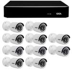 Ficha técnica e caractérísticas do produto Kit 10 Câmeras de Segurança HD 720p Giga Security GS0013 + DVR Giga Security Multi HD + Acessórios