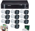 Ficha técnica e caractérísticas do produto Kit 10 Câmeras de Segurança HD 720p Intelbras VHD 3120 B G4 + DVR Intelbras Multi HD + Acessórios