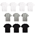 Ficha técnica e caractérísticas do produto Kit 10 Camisetas Básicas Part.B Masculina T-shirt Algodão Colors Tee