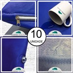 Ficha técnica e caractérísticas do produto Kit 10 Capa Travesseiro Padrão Soldada Impermeável Hospitalar - Capas Health
