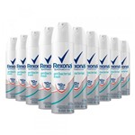 Ficha técnica e caractérísticas do produto Kit 10 Desodorante Aerosol Rexona Feminino Antibacterial Fresh 90g