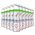 Ficha técnica e caractérísticas do produto Kit 10 Desodorante Rexona Comprimido Feminino Aerosol Antibacterial - 56 G