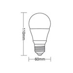Ficha técnica e caractérísticas do produto Kit 10 Lâmpada Bulbo 9w Branco Frio Taschibra - Bivolt
