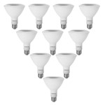 Ficha técnica e caractérísticas do produto Kit 10 Lâmpadas LED 12W Bivolt PAR30 Empalux 6500K Luz Branca
