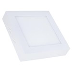 Ficha técnica e caractérísticas do produto Kit 10 Painel Plafon 12w Quadrado Sobrepor Led Branco Frio - Casa Iluminação - Importado
