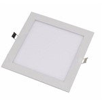 Ficha técnica e caractérísticas do produto Kit 10 Painel Plafon Led Embutir Quadrado 12w Luminária - Branco Frio