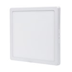 Ficha técnica e caractérísticas do produto Kit 10 Painel Plafon Quadrado Sobrepor 25W Branco Quente
