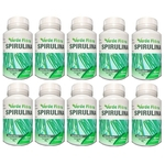Ficha técnica e caractérísticas do produto Kit 10 Spirulina - Verde Flora - 60 Cápsulas