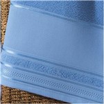 Ficha técnica e caractérísticas do produto Kit 10 Toalhas Lavabo Desiree Pinta e Borda - Azul
