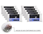 Ficha técnica e caractérísticas do produto Kit 10 Travesseiros Antialergico Viscoelastico Nasa | Admirare