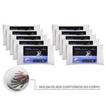 Ficha técnica e caractérísticas do produto Kit 10 Travesseiros Antialergico Viscoelastico Nasa - Branco