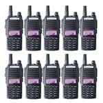 Ficha técnica e caractérísticas do produto Kit 10 Walkie-talkie Uv-82 Rádio Comunicador Ptt Baofeng