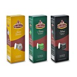 Ficha técnica e caractérísticas do produto Kit 100 Cápsulas de Café Roccaporena Compatível com Nespresso - 10 Caixas Sortidas