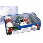 Ficha técnica e caractérísticas do produto Kit 100 Fichas de Poker Numeradas Profissionais