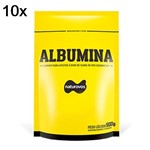 Ficha técnica e caractérísticas do produto Kit 10X Albumina - 500g Refil Chocolate - Naturovos