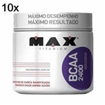 Kit 10X BCAA 2400 - 450 Cápsulas - Max Titanium