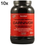 Kit 10X Carnivor - 980g Chocolate - Musclemeds