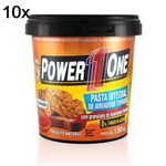 Kit 10X Pasta de Amendoim Integral Crocante - 1000g - Power One