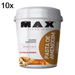 Ficha técnica e caractérísticas do produto Kit 10X Pasta Integral de Amendoim - 1005g - Max Titanium