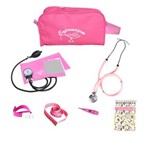 Ficha técnica e caractérísticas do produto Kit 14 Enfermagem Premium com Necessaire Exclusiva Pink - Ap. Rosa