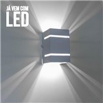 Ficha técnica e caractérísticas do produto Kit 15x Arandela Branca + LED 5W 6000K Luminária Externa Parede Muro 2 Focos Frisos Fachos St327 - Starlumen