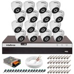 Ficha técnica e caractérísticas do produto Kit 16 Câmeras de Segurança Full HD 1080p VHD 3220 D G5 + DVR Intelbras Full HD + Acessórios