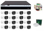 Ficha técnica e caractérísticas do produto Kit 16 Câmeras de Segurança Intelbras Full HD 1080p VHD 1220B IR + DVR Intelbras Full HD 16 Canal + Acessórios